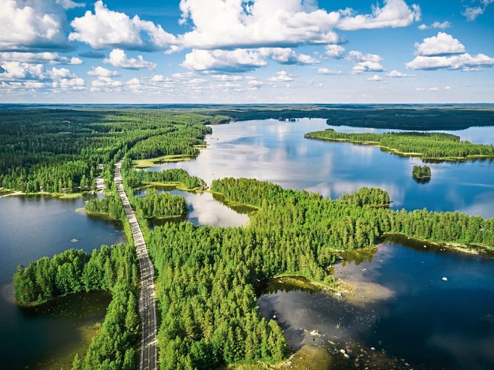 Finnlands Sommer am See