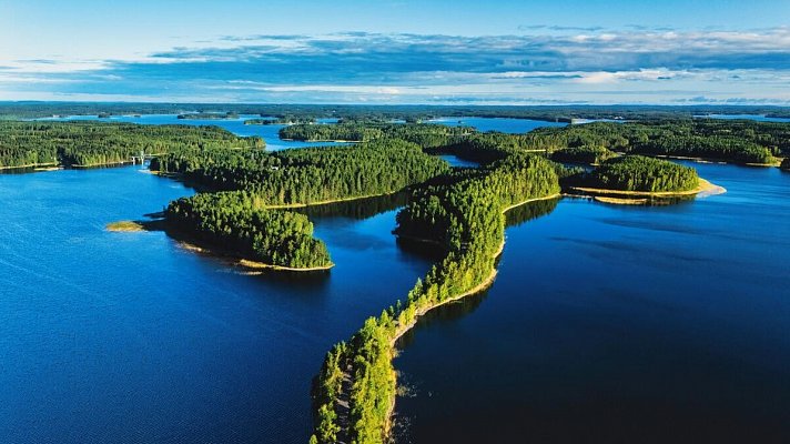 Finnlands Sommer am See
