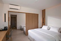 Gouves Water Park Holiday Resort - Wohnbeispiel Familiensuite Gemeinschaftspool (Zimmercodierung WI3)