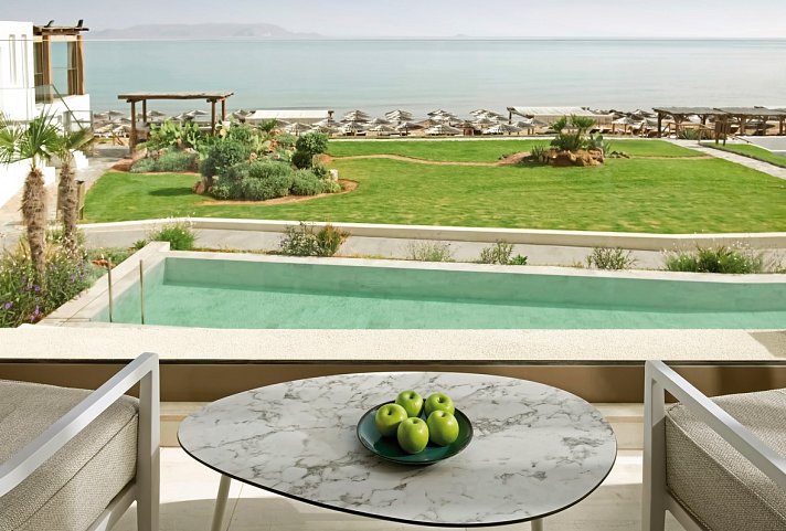 Mitsis Rinela - Wohnbeispiel Doppelzimmer Superior Meeresfront (Zimmercodierung DSO)