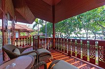 P.P. Erawan Palms Resort - Terrassenbeispiel Deluxe Bungalow (Zimmercodierung BD1)