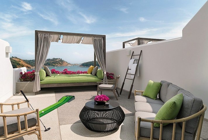 The Nai Harn Phuket - Wohnbeispiel Ocean View Suite (Zimmercodierung WBM)