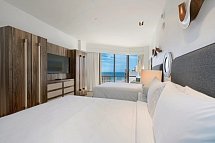 Hyatt Centric Waikiki Beach - Wohnbeispiel 2 Queen Beds with Ocean View (Zimmercodierung U4M)