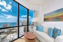 Hyatt Centric Waikiki Beach - Wohnbeispiel 2 Queen Beds with Ocean View (Zimmercodierung U4M)
