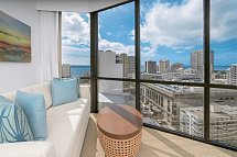 Hyatt Centric Waikiki Beach - Wohnbeispiel 1 King Bed with Ocean View (Zimmercodierung U2M)