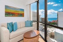 Hyatt Centric Waikiki Beach - Wohnbeisipiel Ocean View 1 King (Zimmercodierung U2M)