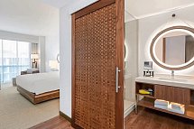 Hyatt Centric Waikiki Beach - Wohnbeispiel Ocean View 1 King Bed (Zimmercodierung U2M)