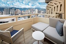 Sheraton Waikiki Beach Resort - Beispiel Balkon City View (Zimmercodierungen UB1, UB2, UB3 & UB4)