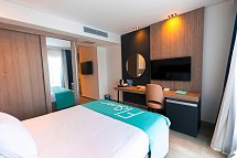Flow Spectrum Resort Sahl Hasheesh - Wohnbeispiel Familienzimmer Poolblick (Zimmercodierung FBP)