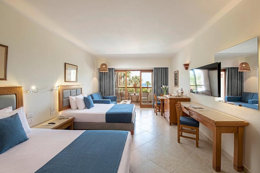 Fort Arabesque - The West Bay - Wohnbeispiel Doppelzimmer Premium Meerblick (Zimmercodierungen DMM & DSM)