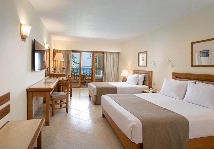 Fort Arabesque - The West Bay - Wohnbeispiel Doppelzimmer Premium Meerblick (Zimmercodierungen DMM & DSM)