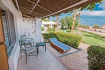 Shams Safaga Resort - Beispiel Terrasse Bungalow Gartenblick (Zimmercodierungen BBG, BB1 & BC1)
