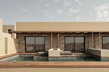 Casa Cook El Gouna - Beispiel Terrasse Juniorsuite Swim-Up (Zimmercodierung J1Q)