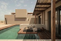 Casa Cook El Gouna - Beispiel Terrasse Juniorsuite Swim-Up (Zimmercodierung J1Q)