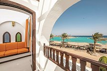 Arabella Azur Resort - Beispiel Balkon Doppelzimmer Standard Meerblick (Zimmercodierungen DGM & DCM)