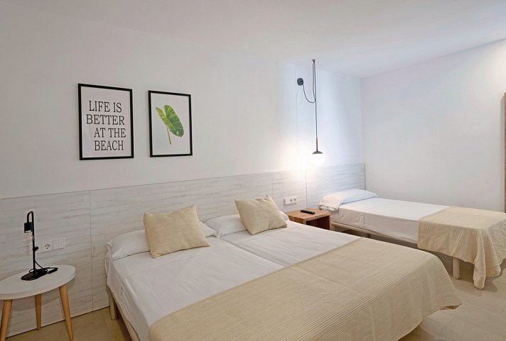 Es Pujols Appartements - Wohnbeispiel Appartement 1 Schlafzimmer (Zimmercodierung AB1)