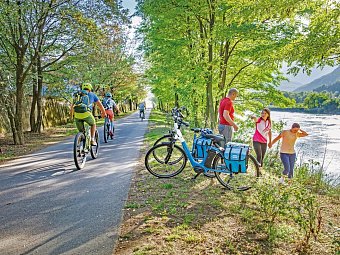 Etsch-Radweg Nauders-Verona - Radweg nahe Rovereto