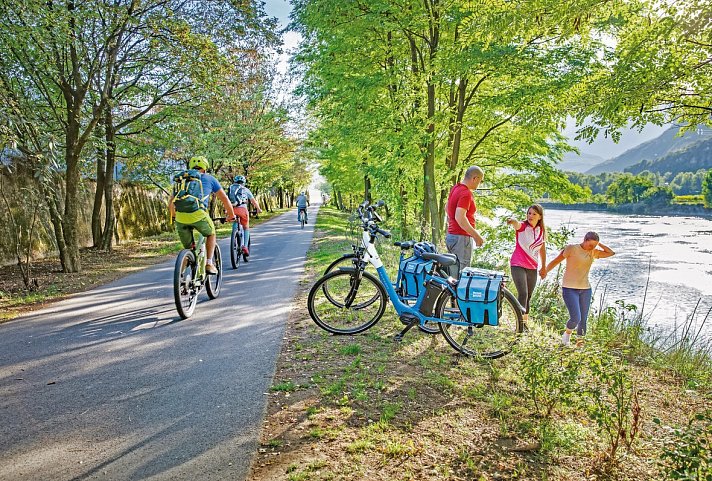 Etsch-Radweg Nauders-Verona - Radweg nahe Rovereto