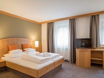 Tyrolerhof - Wohnbeispiel Doppelzimmer Flair (Zimmercodierung DB1)