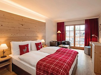 Kitzhof Mountain Design Resort - Wohnbeispiel Doppelzimmer Tirol (Zimmercodierung DB1)