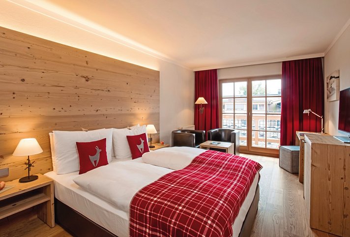 Kitzhof Mountain Design Resort - Wohnbeispiel Doppelzimmer Tirol (Zimmercodierung DB1)