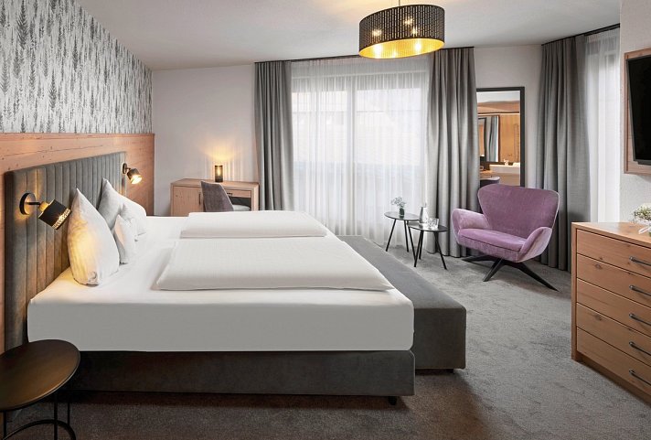 Alpin Resort Stubaier Hof - Wohnbeispiel Doppelzimmer Enzian (Zimmercodierung DB1)