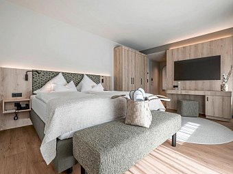 Krumers Alpin – Your Mountain Oasis - Wohnbeispiel Doppelzimmer (Zimmercodierung DB1)