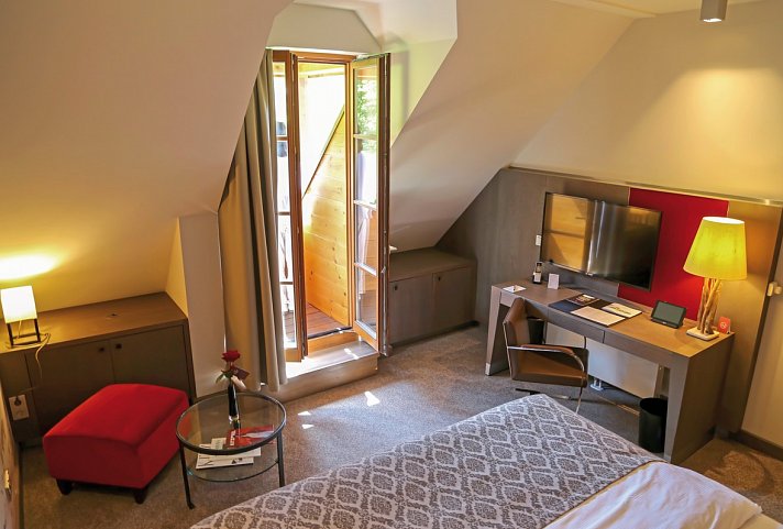 Schlosshotel Kitzbühel - Wohnbeispiel Doppelzimmer Superior (Zimmercodierung DS1)