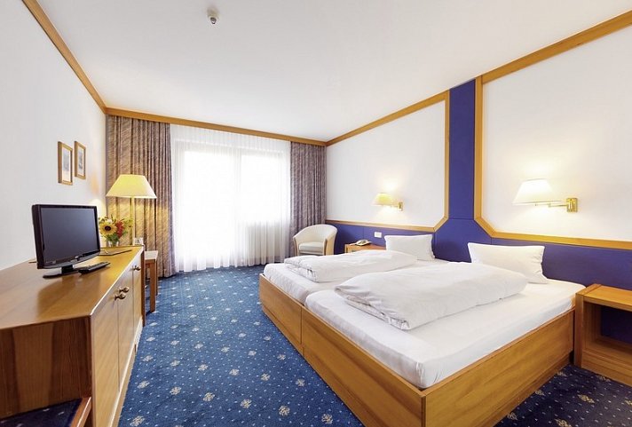 Alpenhotel Weitlanbrunn - Wohnbeispiel Doppelzimmer Komfort (Zimmercodierung DF1)