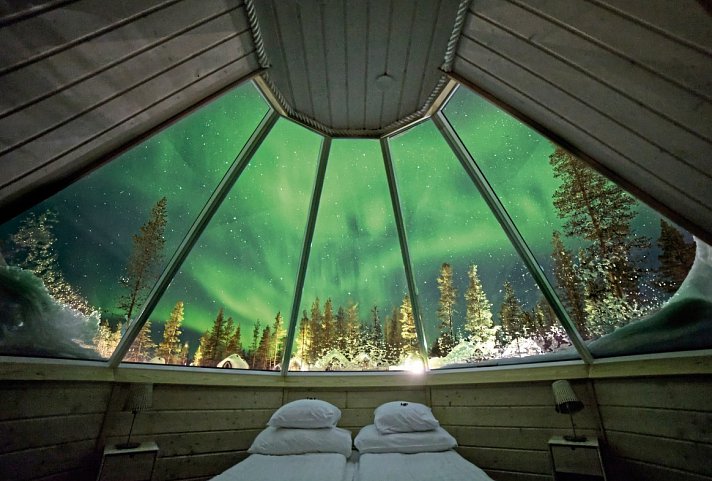 Lappland Deluxe - 4 Nächte - Aurora Cabin, Aurora Village Ivalo