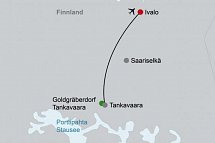 Zu Gast in Lapplands Goldgräberdorf
