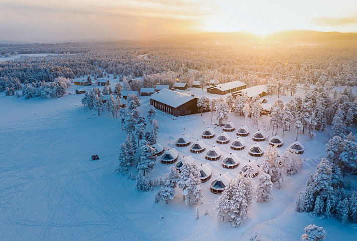 Wildnis unter dem Polarlicht - Inari - Wilderness Hotel Inari