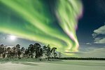 Wildnis unter dem Polarlicht - Inari