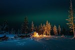 Wildnis unter dem Polarlicht - Inari