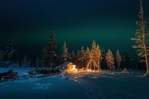 Wildnis unter dem Polarlicht - Inari - Aurora Camp