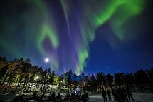 Wildnis unter dem Polarlicht - Inari - Aurora Camp