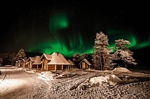 Wildnis unter dem Polarlicht - Inari - Wildnerness Hotel Inari, Aurora Cabin