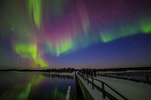 Wildnis unter dem Polarlicht - Inari - Inarisee