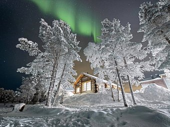 Wildnis unter dem Polarlicht - Inari