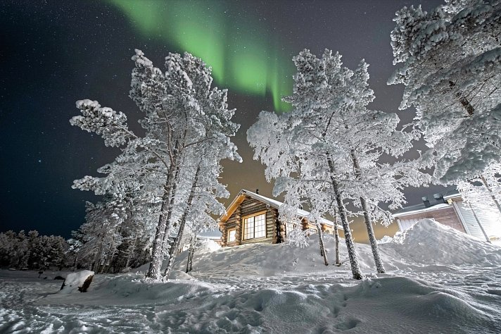 Wildnis unter dem Polarlicht - Inari