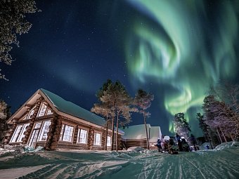 Wildnis unter dem Polarlicht - Inari - Wilderness Hotel Nangu