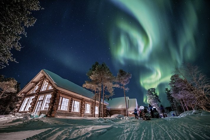 Wildnis unter dem Polarlicht - Inari