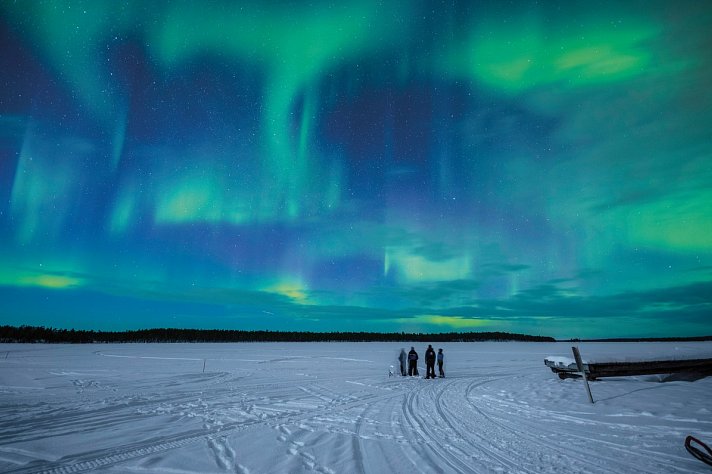 Wildnis unter dem Polarlicht - Inari