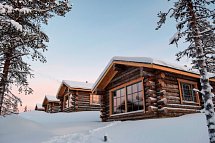 Wildnis unter dem Polarlicht - Muotka - Wohnbeispiel Panorama Log Cabin