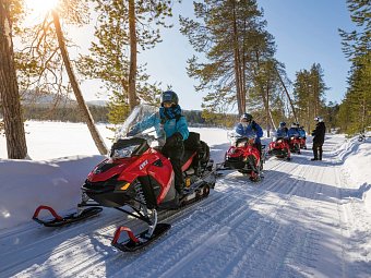 Perle am Inarisee (7 Nächte) - Schneemobil-Safari