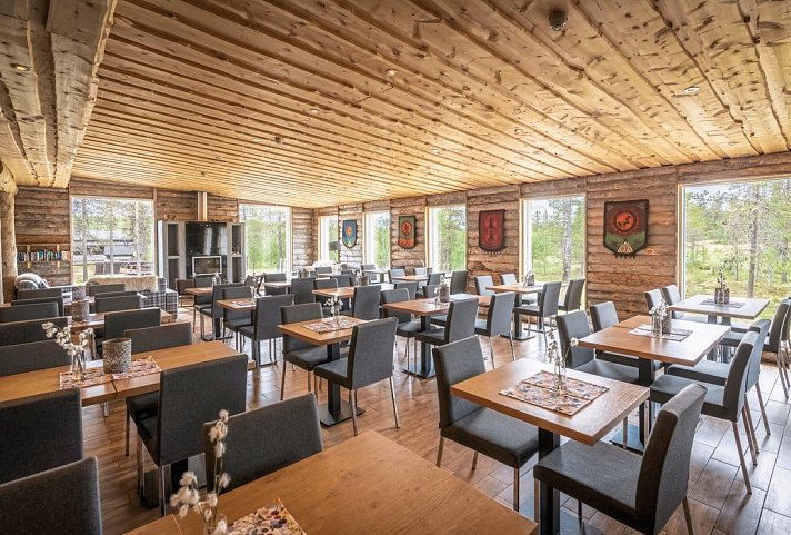 Finnische Naturerlebnisse - Wilderness Hotel Muotka - Restaurant