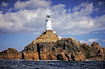 Liebliches Inselparadies Jersey - Leuchtturm La Corbière