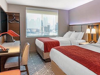 Comfort Inn JFK Airport - Wohnbeispiel Standard Two Double beds (Zimmercodierung UG4)