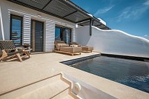 Asty Mykonos Hotel & Spa - Wohnbeispiel Doppelzimmer Superior Privatpool (Zimmercodierung DSR)