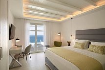 Epic Blue Luxury Hotel Suites & Villas Mykonos - Wohnbeispiel Suite Deluxe Gemeinschaftspool und Panoramameerblick (Zimmercodierung WDM)